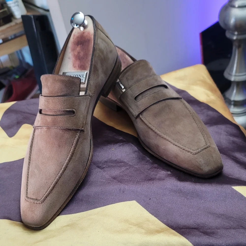 Berluti Andy Demesure Suede Loafers - Picture 8 of 13